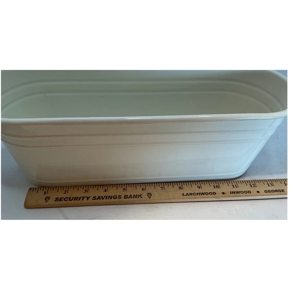 IKEA Fintorp Condiment Stand Planter Enamel Off White Farmhouse Kitchen Storage